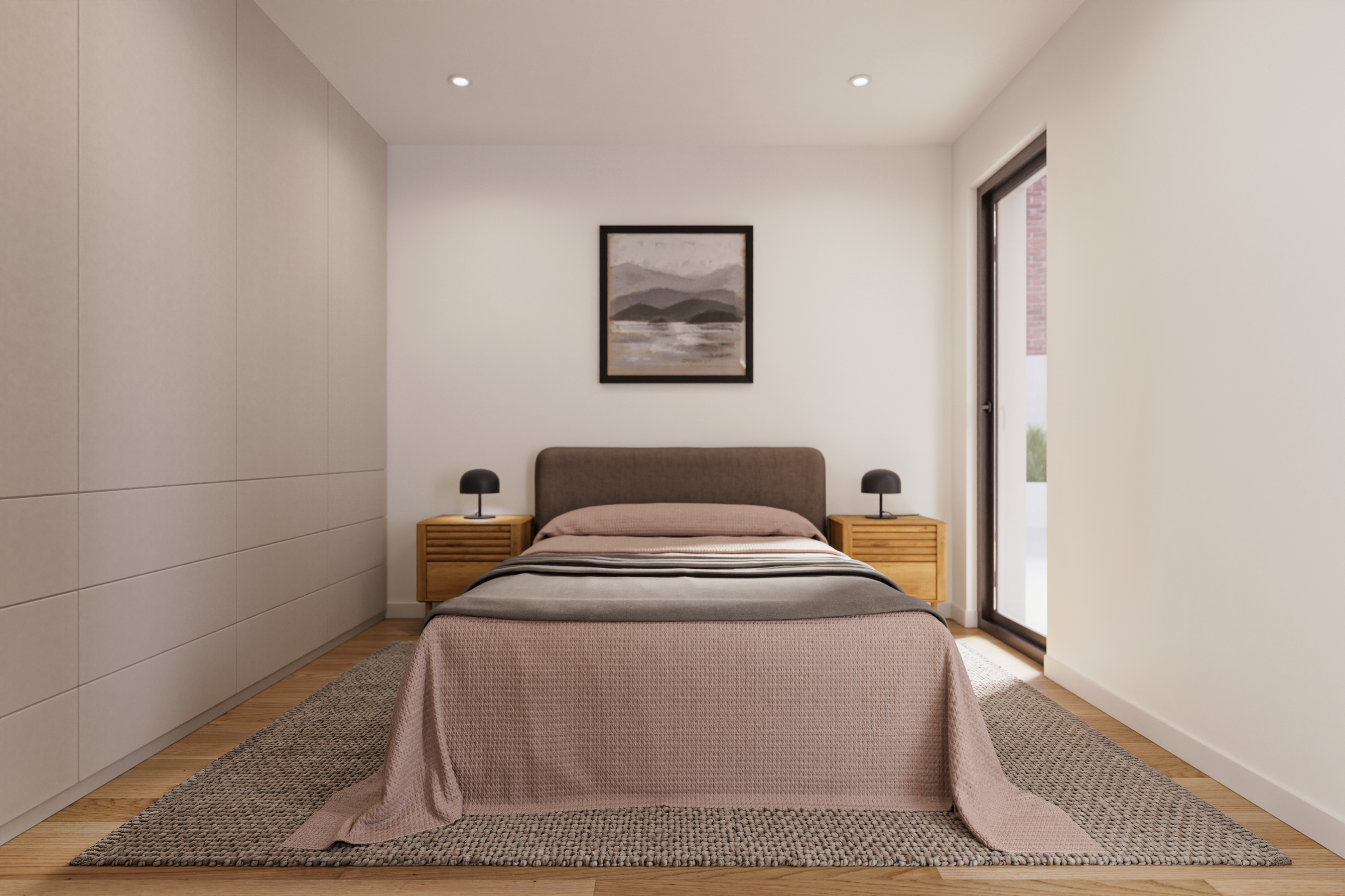 Render de espacio de descanso